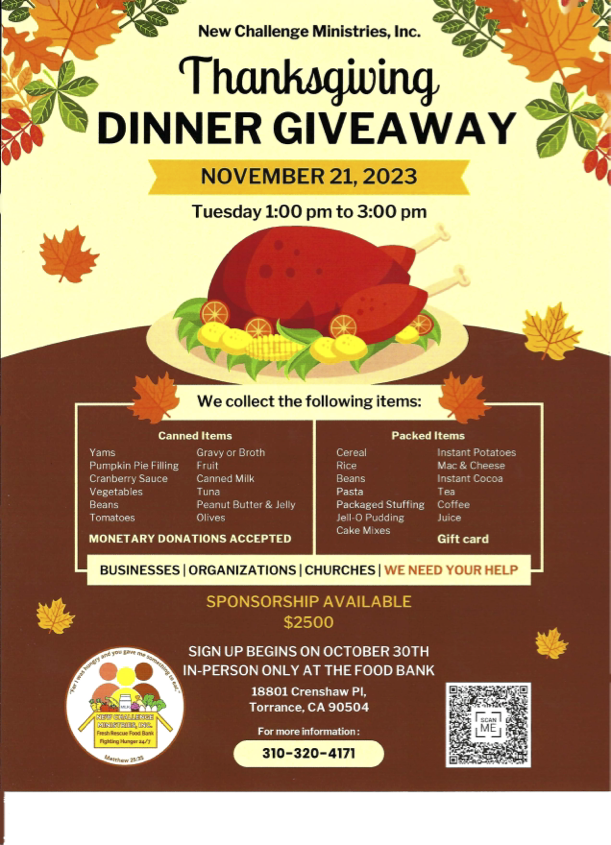 Thanksgiving Dinner Giveaway 2023